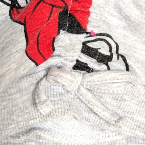 Disney Jr Minnie Mouse (5T) Pullover Sweatshirt with Decorative Draw String - Picture 5 of 16